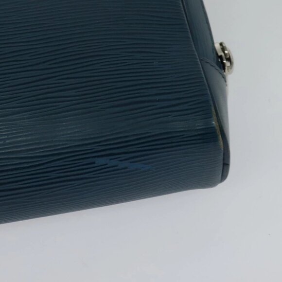 LOUIS VUITTON Epi Neo-Osh Clutch Bag Cyan LV Auth 120827 - Picture 3 of 16